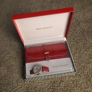 Gino Milano Wallet Set with Matching Watch *Brand New*